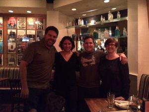 Having dinner with Evelina in DC